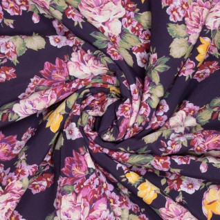 D Woven vi ecovero dig flowers